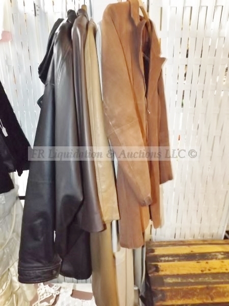 lot 89 image: Seven genuine leather jackets