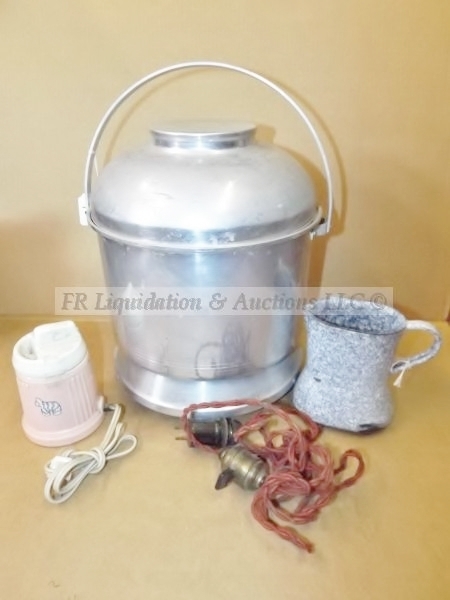 lot 102 image: Early to mid century baby bottle warmers