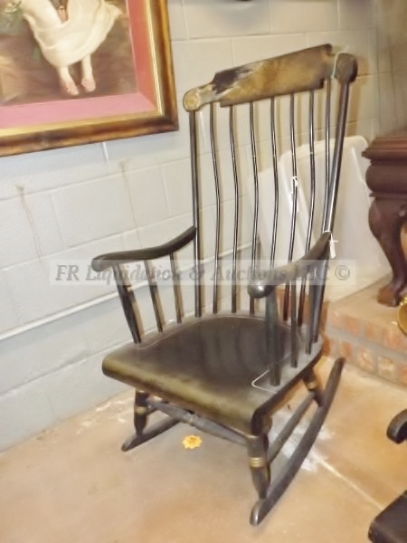 lot 108 image: Classic mid century rocking chair