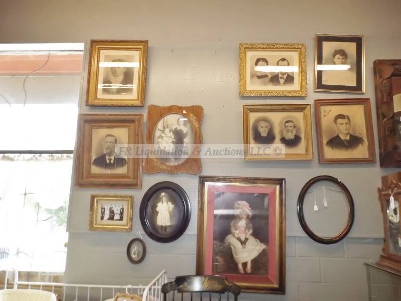 lot 110 image: Antique photos framed