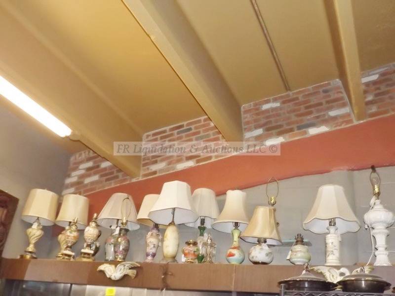 lot 129 image: Various occasional lamps
