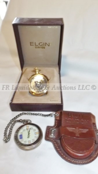 lot 846 image: Elgin Swiss pocket watch