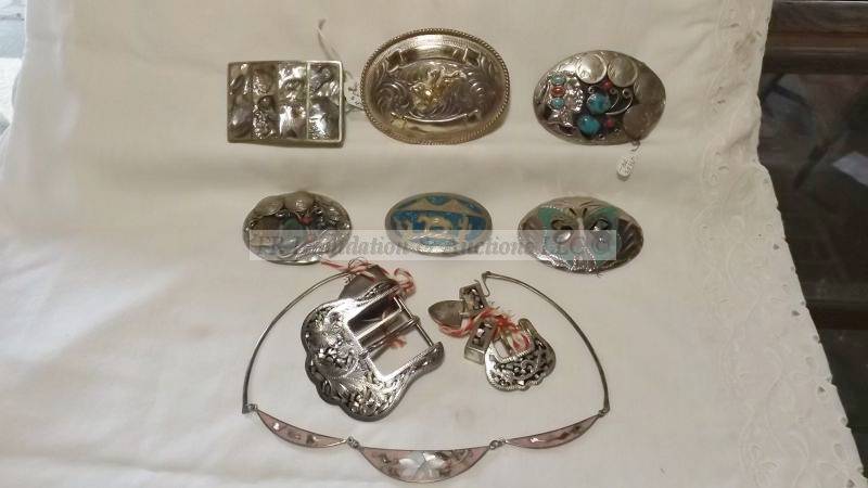 lot 839 image: Alpaca silver jewelry