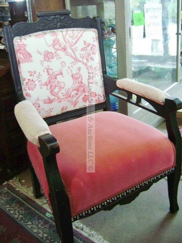 lot 262 image: Late Victorian unusual gentlemans chair