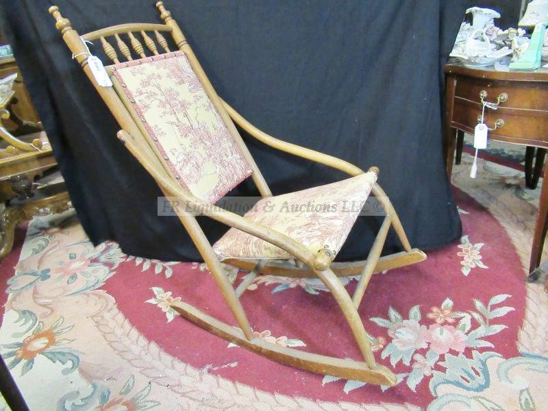 lot 178 image: Early century rocking chair