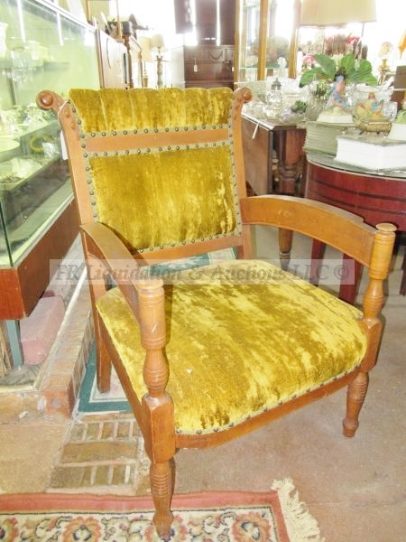 lot 214 image: Retro upholstered occasional chair