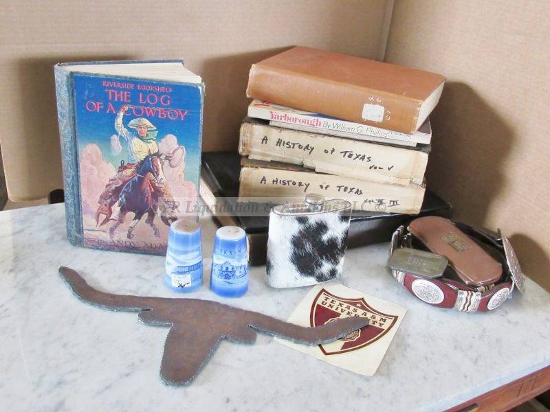 lot 227 image: Texas theme items