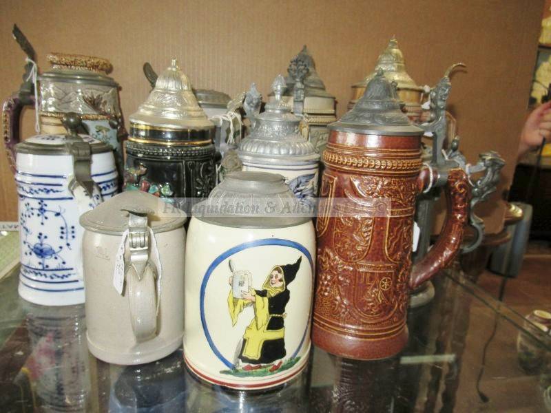 lot 229 image: Various German beer steins