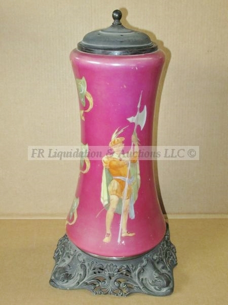 lot 230 image: Vintage kerosene lamp