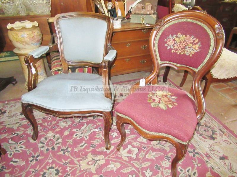 lot 238 image: Upholstered occasional chairs