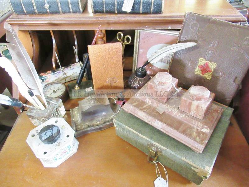 lot 249 image: Vintage desk top office tools