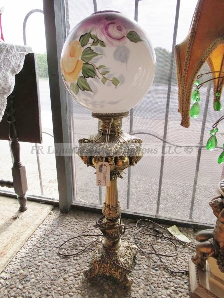lot 276 image: Artistic globe lamp