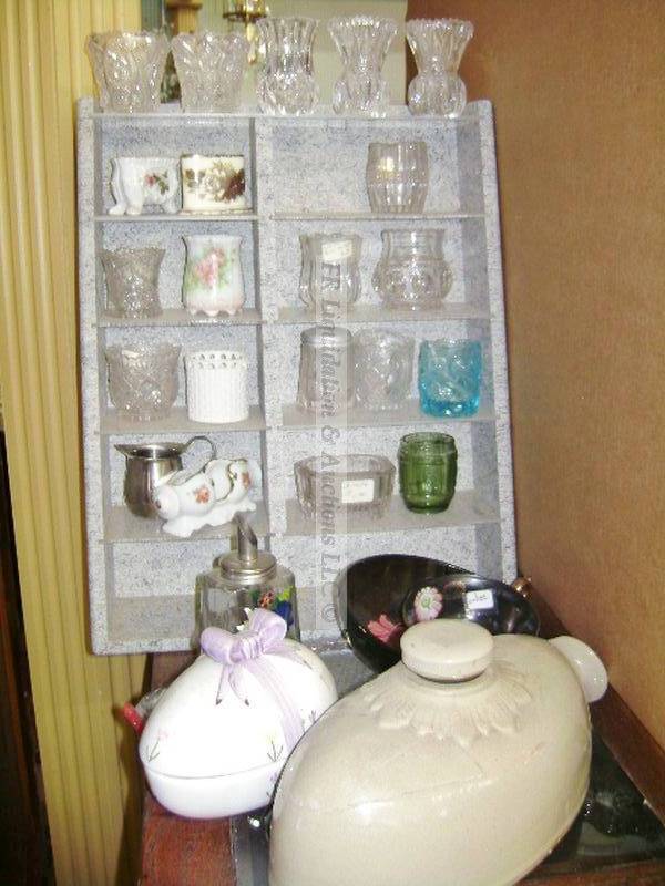lot 311 image: Vintage toothpick holders and more