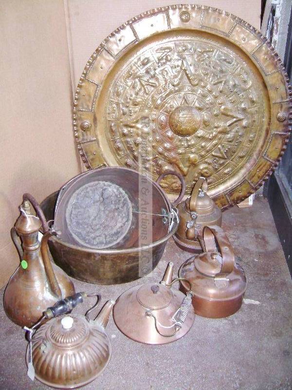 lot 328 image: Copper collectables