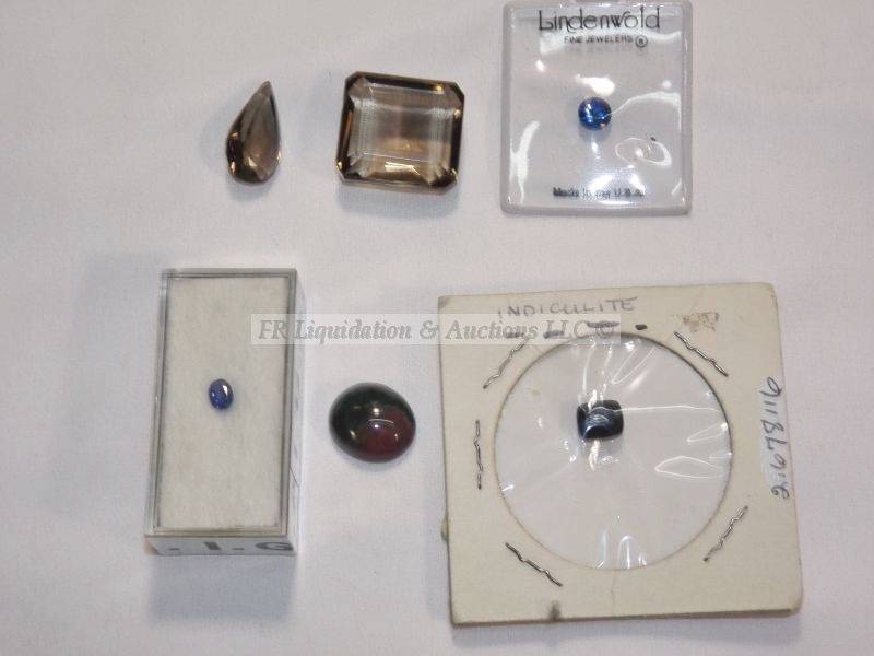 lot 534 image: Gemstones including Smokey Quartz