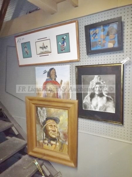 lot 771 image: Robert Chee numbered prints & Native American Indian art