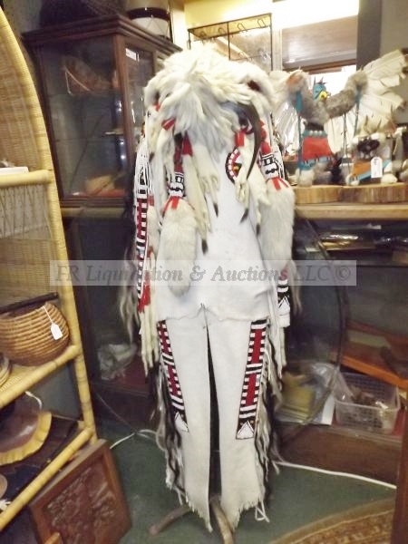 lot 767 image: Native American Indian traditional Squaw outfit