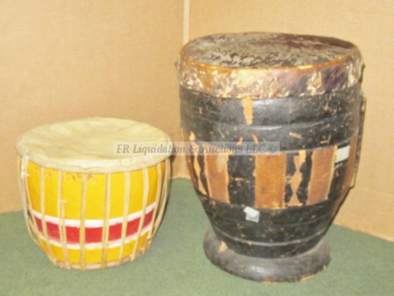 lot 751 image: Native American ceremonial drums