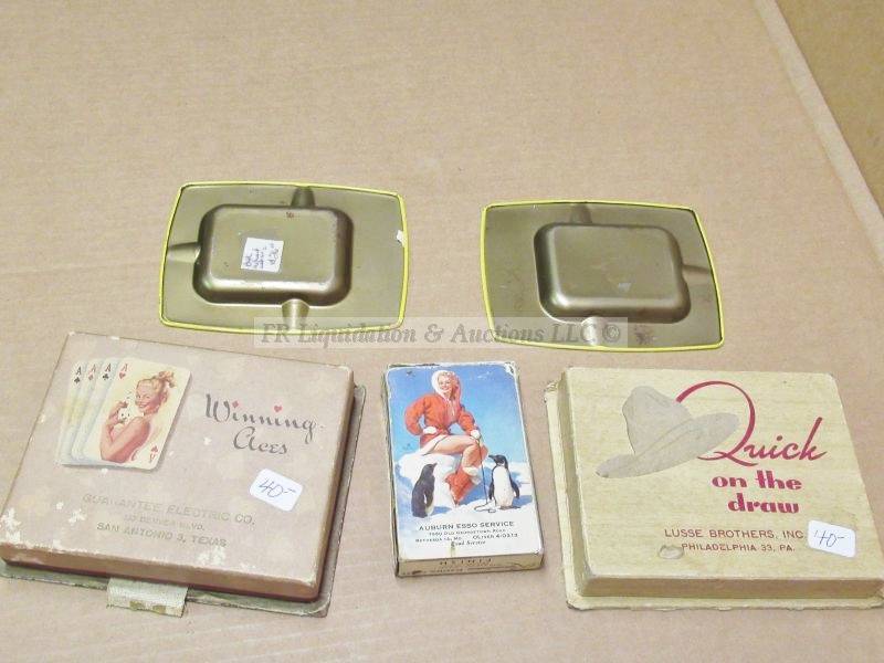 lot 749 image: 1950s promotional pin up girls items
