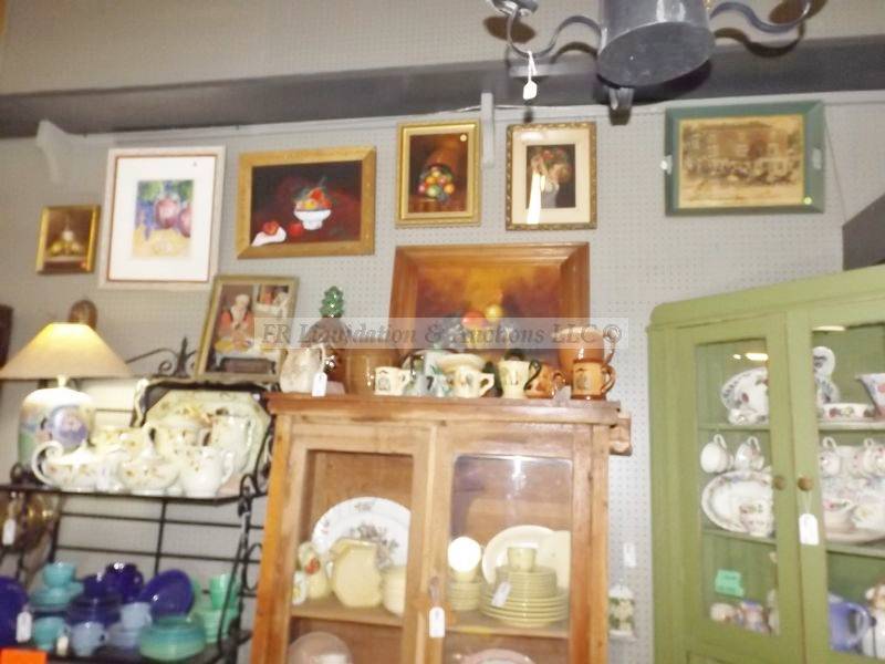 lot 695 image: Framed wall art