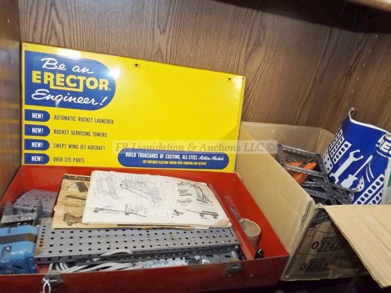 lot 650 image: Vintage Erector sets
