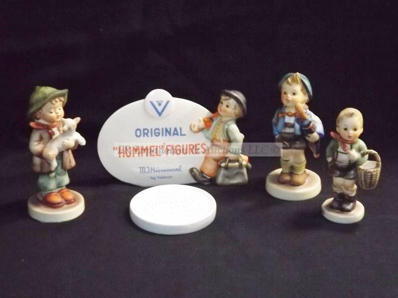 lot 617 image: Goebel Hummel figurines