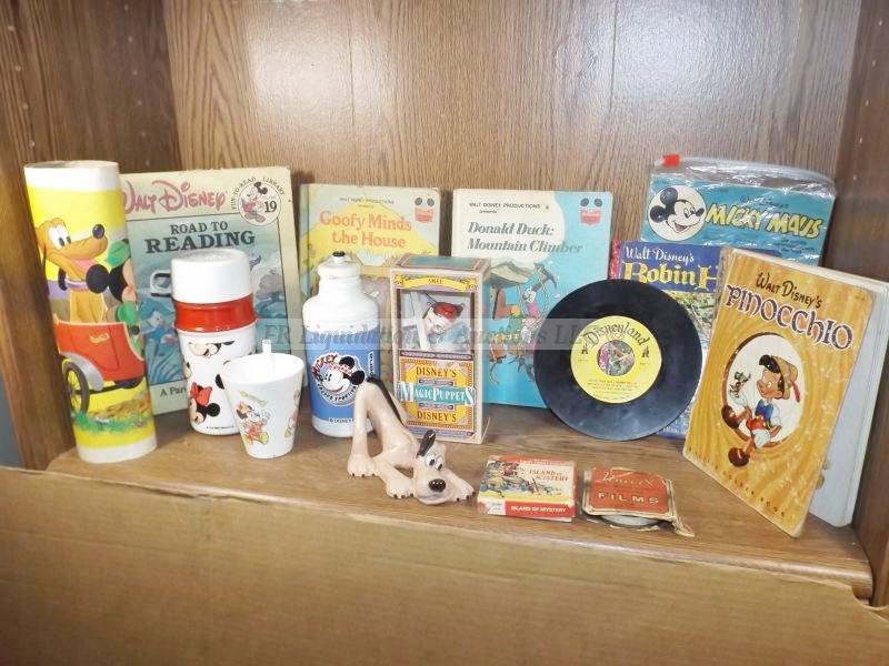 lot 442 image: Disney collectibles including 2 film reels