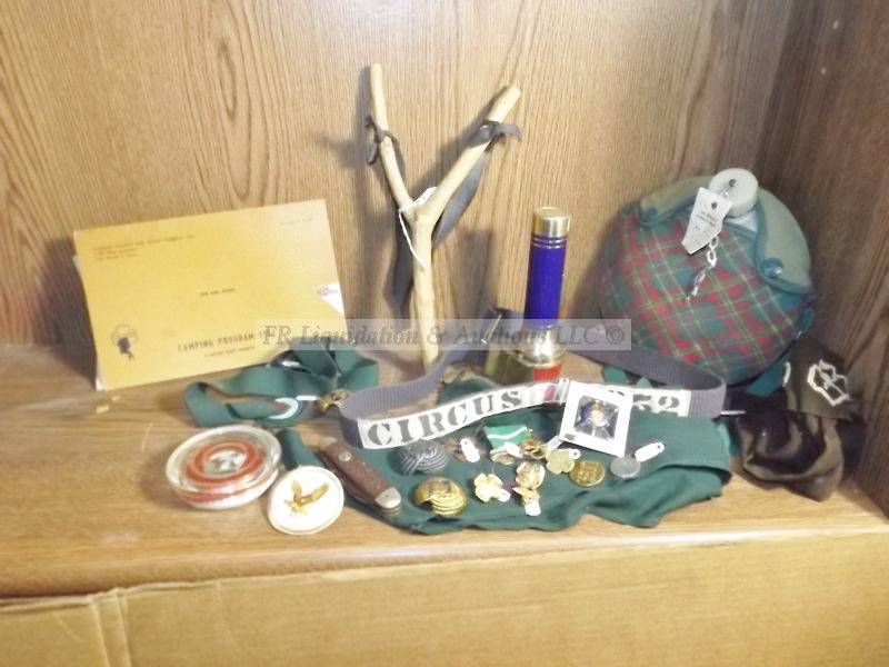 lot 447 image: Boy & Girl Scout memorabilia & collectibles