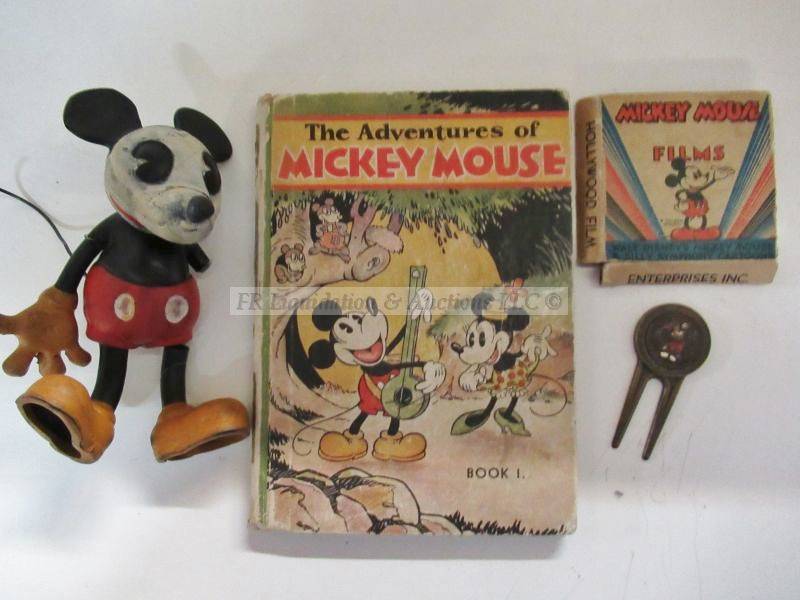 lot 441 image: Mickey Mouse group includes 1931 first edition book 1