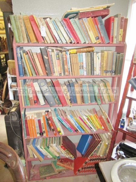 lot 331 image: Childrens books and bookshelf
