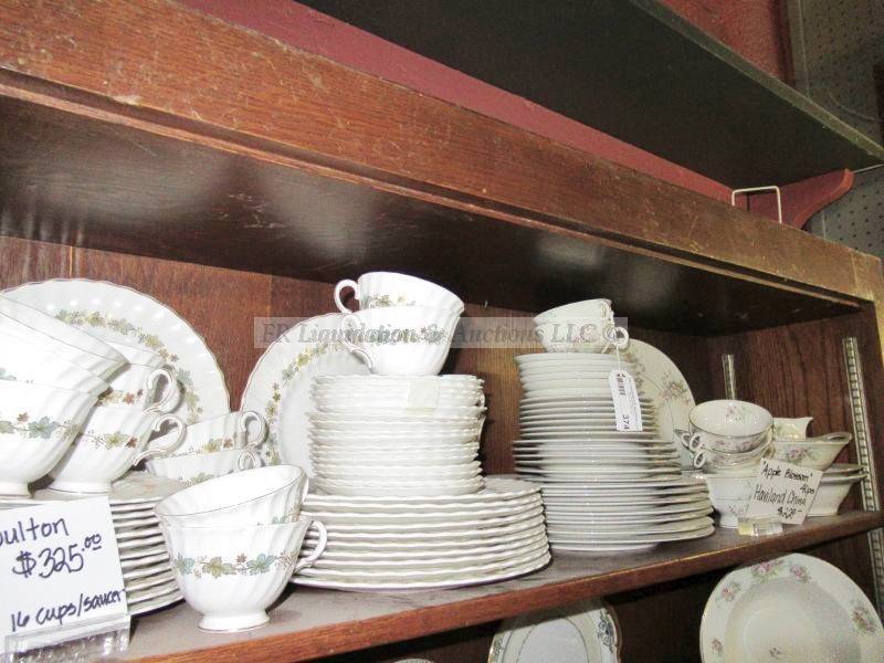 lot 374 image: Dishware selection including Royal Doulton, Haviland