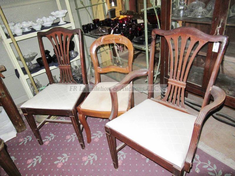 lot 872 image: Vintage chairs