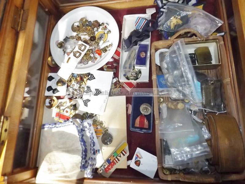 lot 569 image: Collection of Military medals & pins