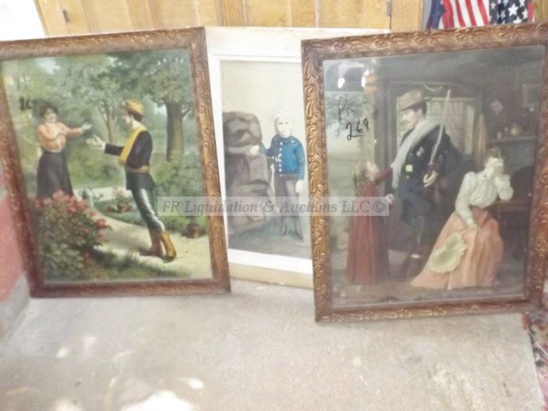 lot 584 image: Various civil war theme prints