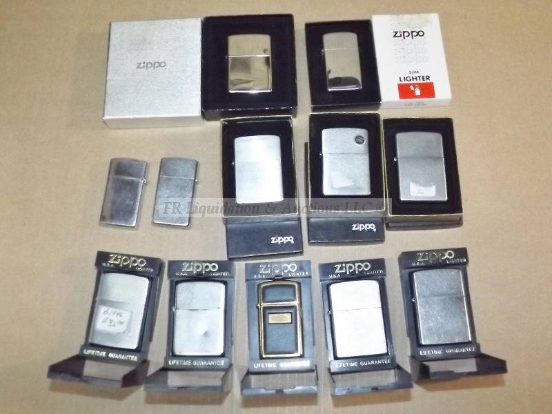 lot 597 image: Classic Zippo lighters collection