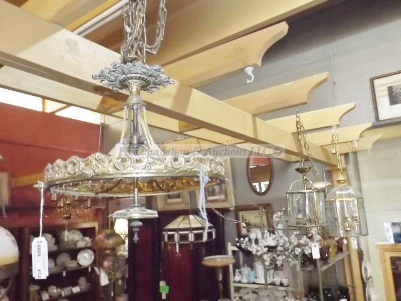 lot 412 image: Entry hall chandeliers