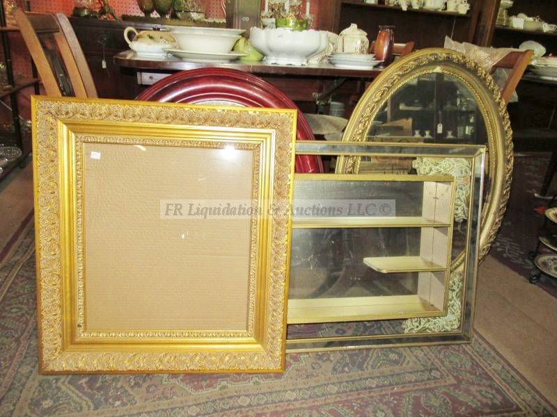 lot 403 image: Assorted mirrors and frames