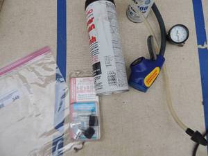 lot 349 image: AC power flush,  Retro fit part, s oil change  hoses