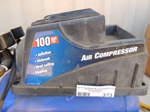 lot 373 image: Campbell Hausfeld Air Compressor with hose