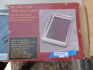 lot 386 image: Executive letter desk tray NIB