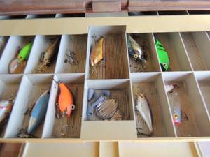 lot 407 image: PLANO 777 TACKLE BOX - DRAWERS  PACKED WITH LURES 