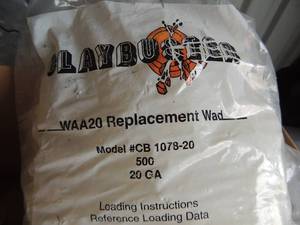 lot 335 image: SHELL Wads-WAA 20   QTY 3 bags