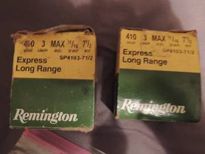 lot 421 image: REMINGTON 410  3  7 12 SHOT  QTY 2 BOXES