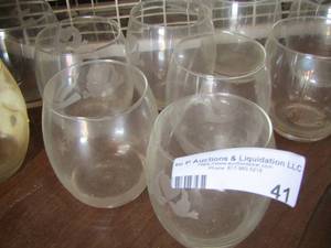 lot 41 image: qty 10 glasses
