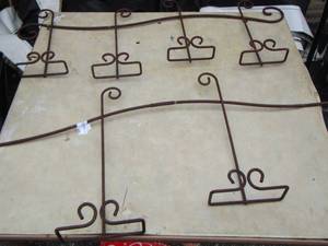 lot 49 image: metal wall dcor qty 2