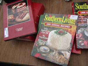 lot 63 image: Oxmoor house cookbooks, Southern Living and more