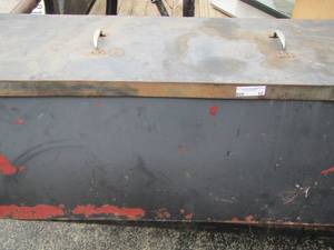 lot 12 image: metal tool box, 1 side is locked size 205116