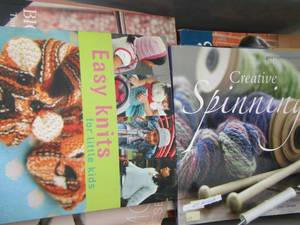 lot 102 image: knitting and spinning book lot