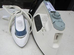 lot 128 image: IRONS -  1 small 1 big