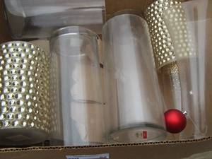 lot 62 image: large lot of table center dcor vases